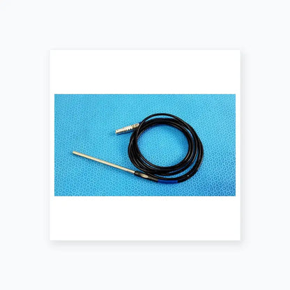 Black coiled cable with metallic probe and blue accents for stryker 0406-650-400 medical equipment reuse medical equipment
