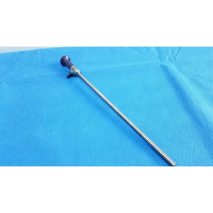 Purple-handled stryker 0502-103-030 precision 10mm 0° autoclavable endoscope with slender metallic shaft for reuse medical use