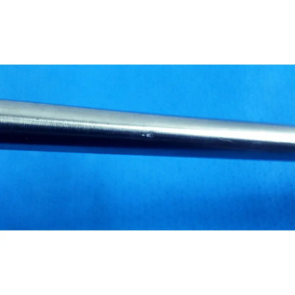 A sleek brushed stainless steel rod from the stryker 0502-103-030 precision 10mm 30° autoclavable endoscope
