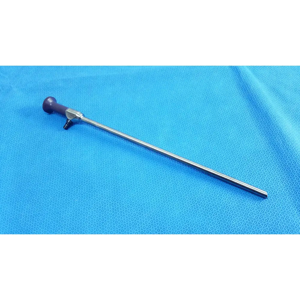 Stryker 0502-103-030 precision 10mm 30° autoclavable endoscope with purple handle and polished stainless steel shaft