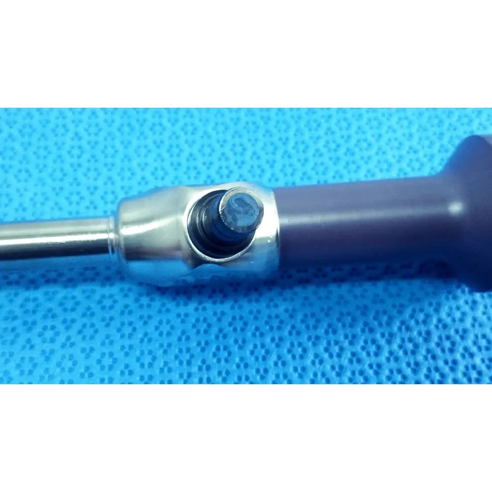 Stryker precision 10mm 30° autoclavable endoscope with purple-handled metallic shaft and adjustment knob