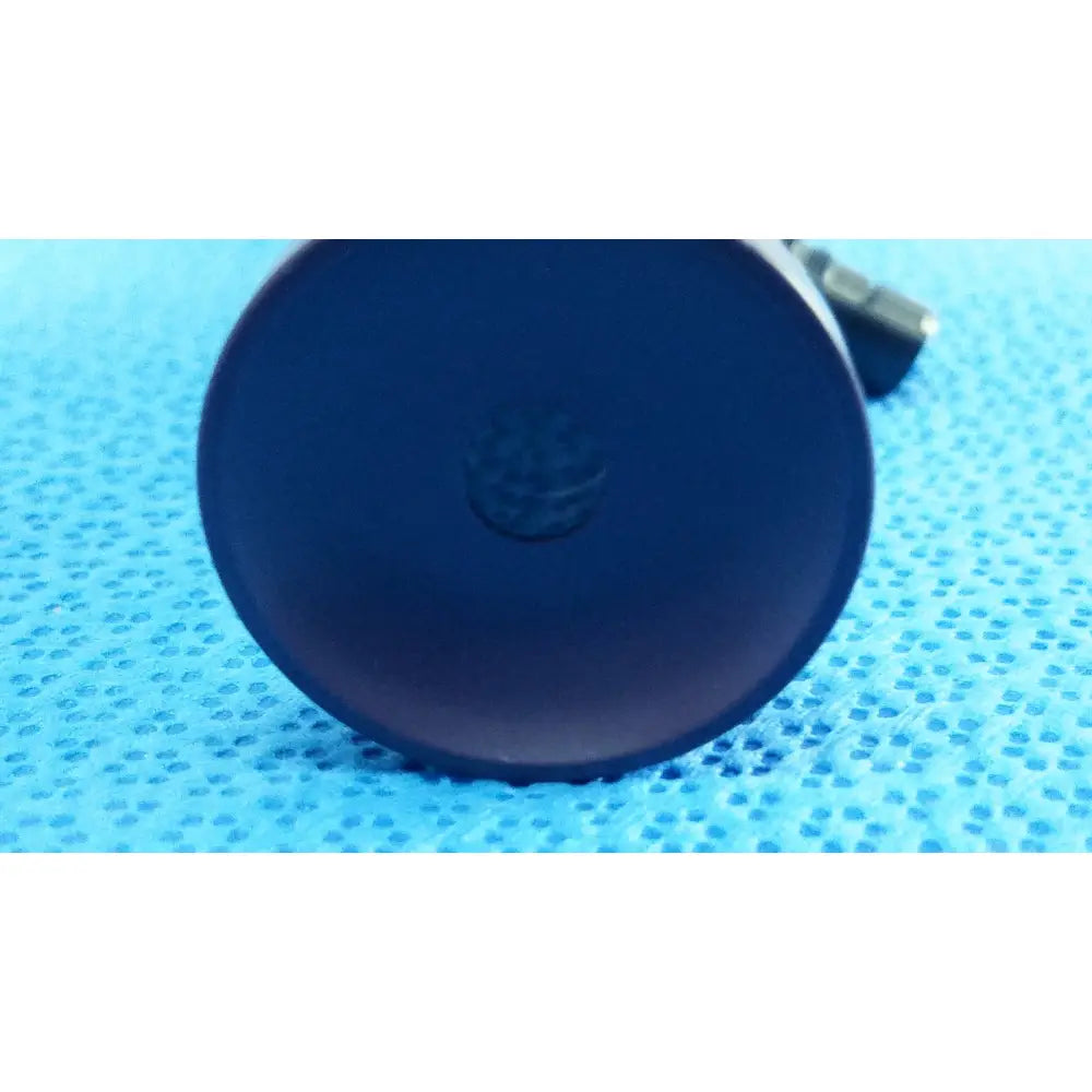 Dark blue circular precision 10mm 30° autoclavable endoscope with subtle embossed logo for medical use