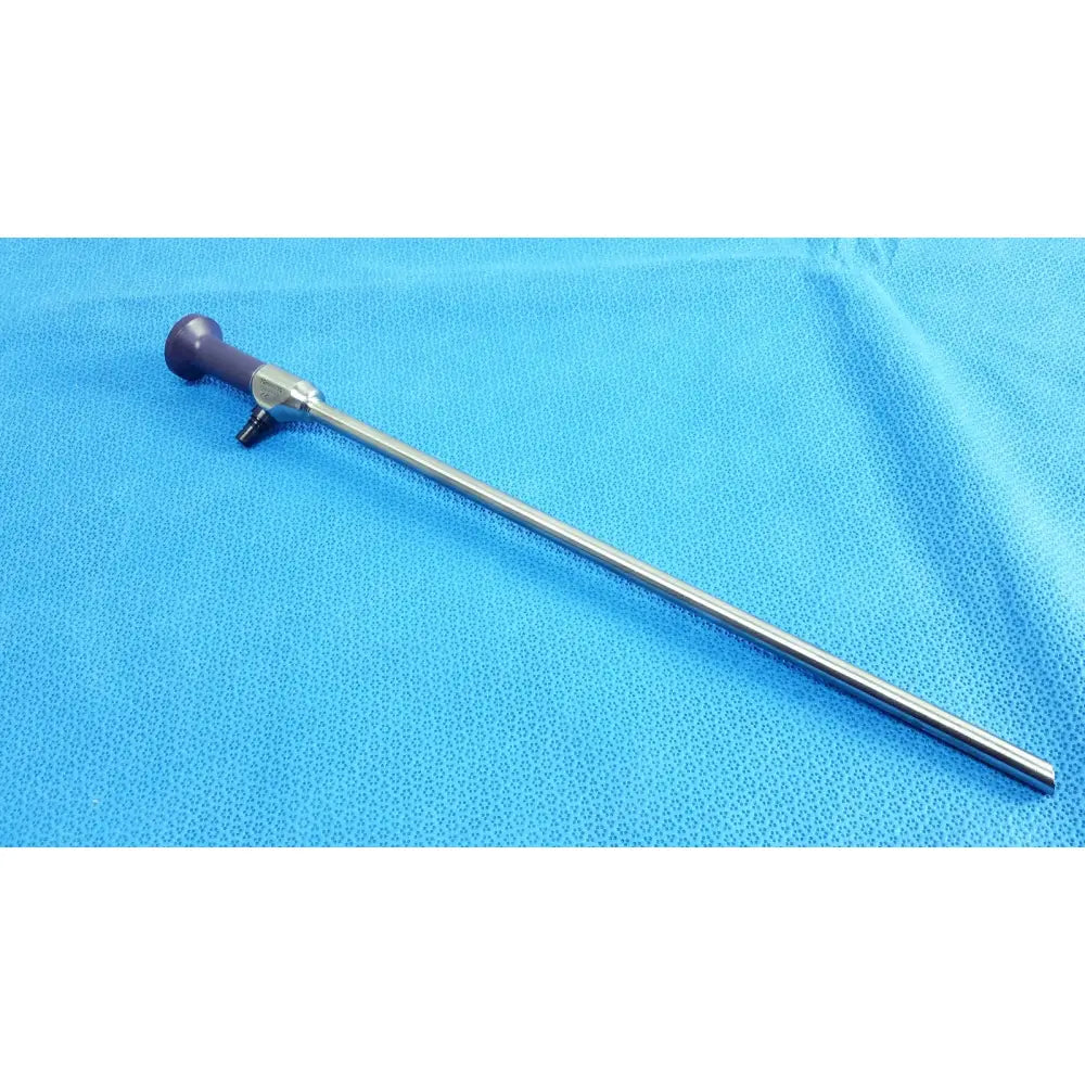 Stryker precision 10mm 30° autoclavable endoscope with purple handles stainless steel shaft and articulated joint