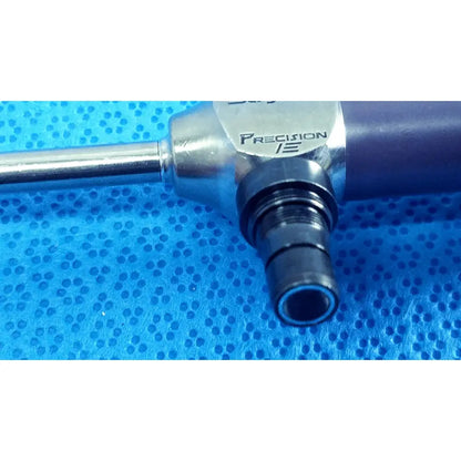 Silver and black steel stryker 5mm 0° autoclavable endoscope with precision 1e engraving for reuse medical use