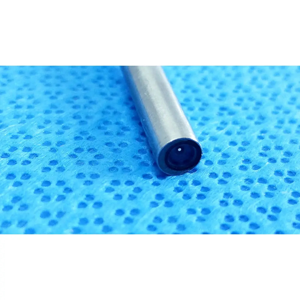 Silver cylindrical stryker 0502-503-030 5.5mm 0° autoclavable endoscope with black circular aperture for reuse medical use