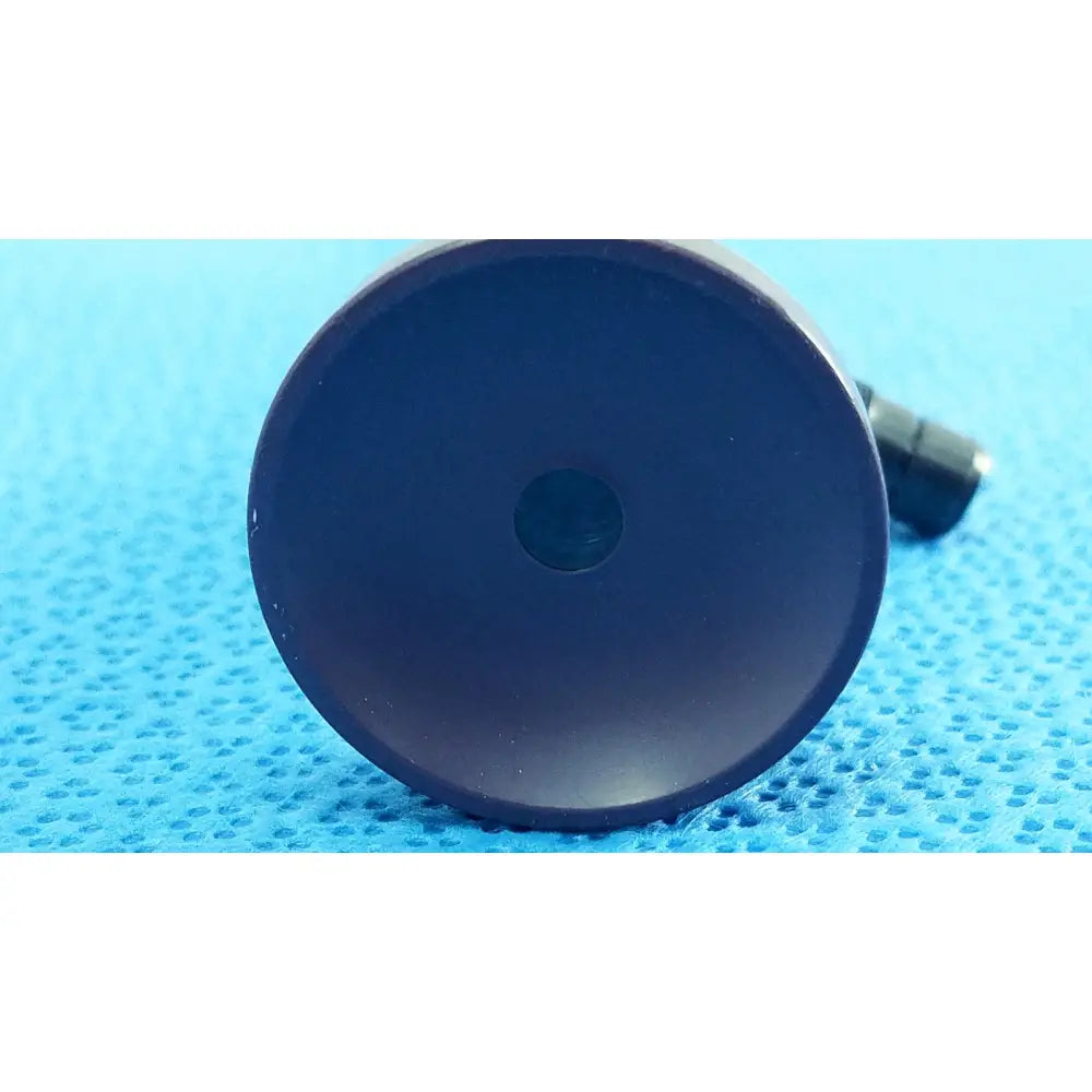 Dark blue matte plastic lens cap with central indentation for stryker 5mm 0° autoclavable endoscope reuse medical device