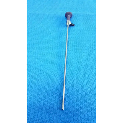 Stryker 0502-503-030 Purple-handled 5mm 0° autoclavable endoscope with long slender metallic shaft for reuse medical use