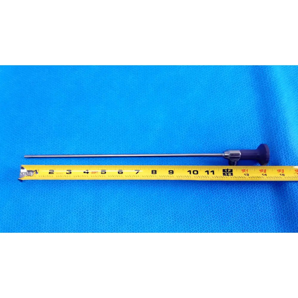 Stryker 0502-503-030 precision 5.5mm 0° autoclavable endoscope with metallic shaft and dark purple ergonomic handle for reuse medical use