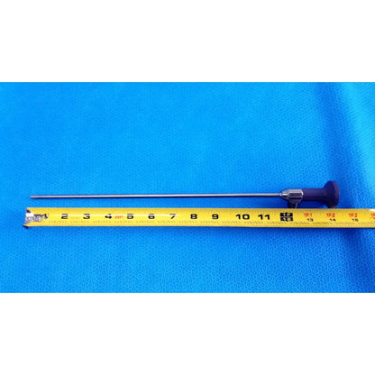 Stryker 0502-503-030 precision 5.5mm 0° autoclavable endoscope with metallic shaft and dark purple ergonomic handle for reuse medical use