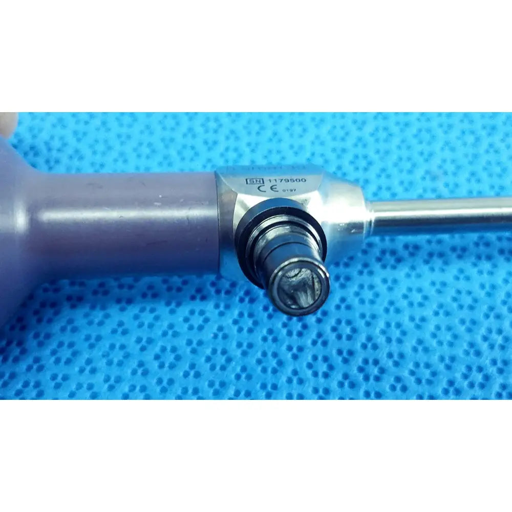 Silver stryker 0502-503-030 5mm 0° autoclavable endoscope with metallic shaft textured grip and ce reuse medical marking