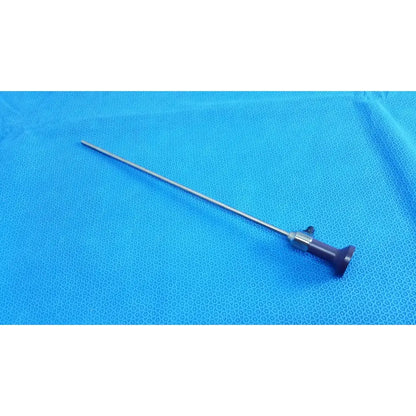 Stryker 0502-503-030 precision 5.5mm 0° autoclavable endoscope with metallic shaft and dark purple ergonomic handle for reuse medical use