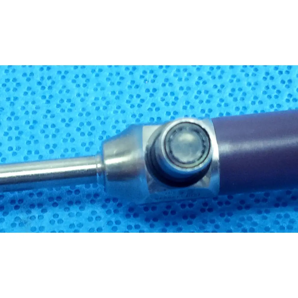 Purple-handled stryker 5mm 30° autoclavable endoscope with metallic shaft and circular joint mechanism