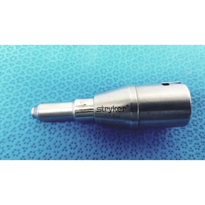 Stryker 1:1 bur attachment 4100-600-000 metallic surgical tool with cylindrical body and tapered end for reuse medical applications