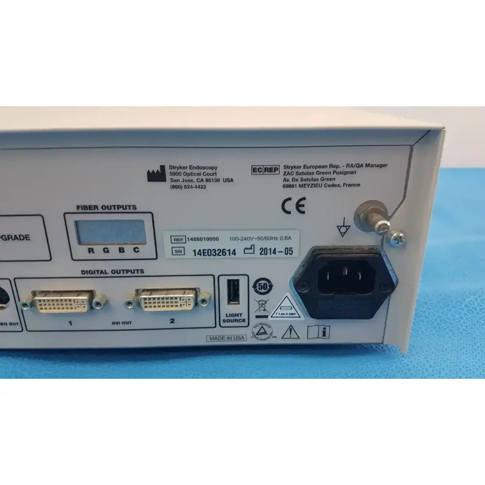 Stryker 1488 HD Camera Control Unit 1488010000 – Surgical Video System Surgical Camera Control Unit, second-hand product photo 8