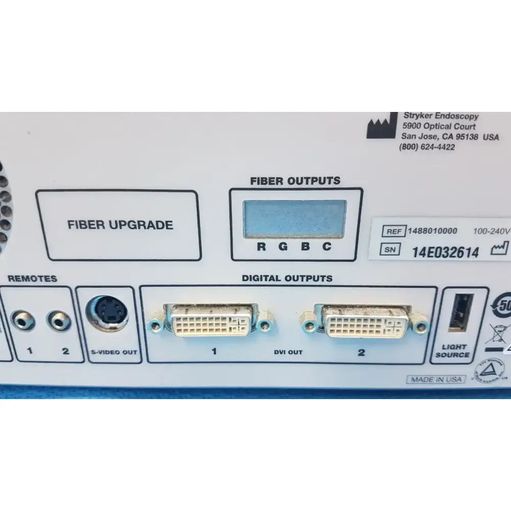 Stryker 1488 HD Camera Control Unit 1488010000 – Surgical Video System Surgical Camera Control Unit, second-hand product photo 7