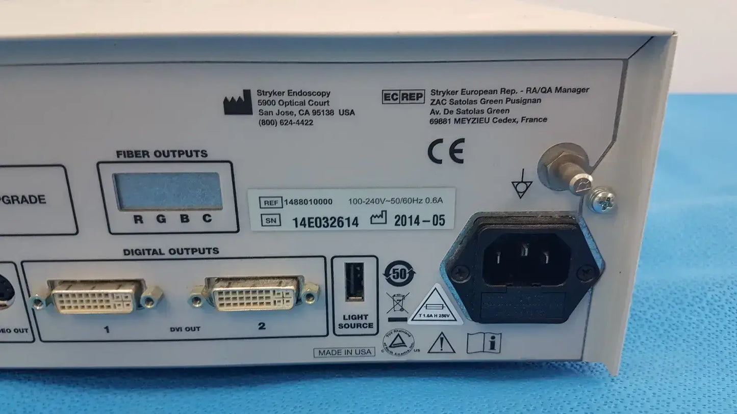 Stryker 1488 HD Camera Control Unit 1488010000 – Surgical Video System Surgical Camera Control Unit, second-hand product photo 8