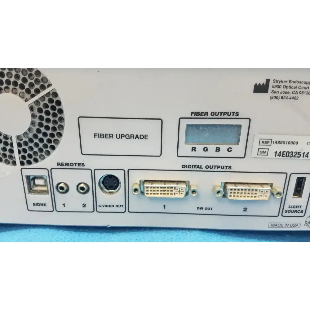 Stryker 1488 HD Endoscopy Camera System with 1488-210-105 & 1288-020-122 Console Endoscopy Camera System, second-hand product photo 12