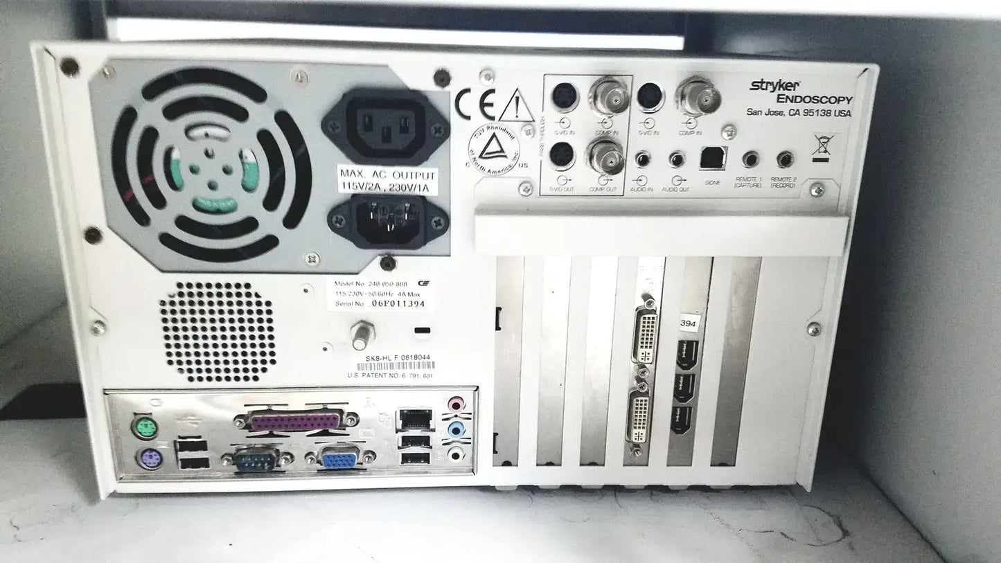 Stryker 21" Visionelect Falt Panel Monitor With High Defination Camera 1188 HD Surgical Video Monitor & Camera, as-is (for parts) product photo 9