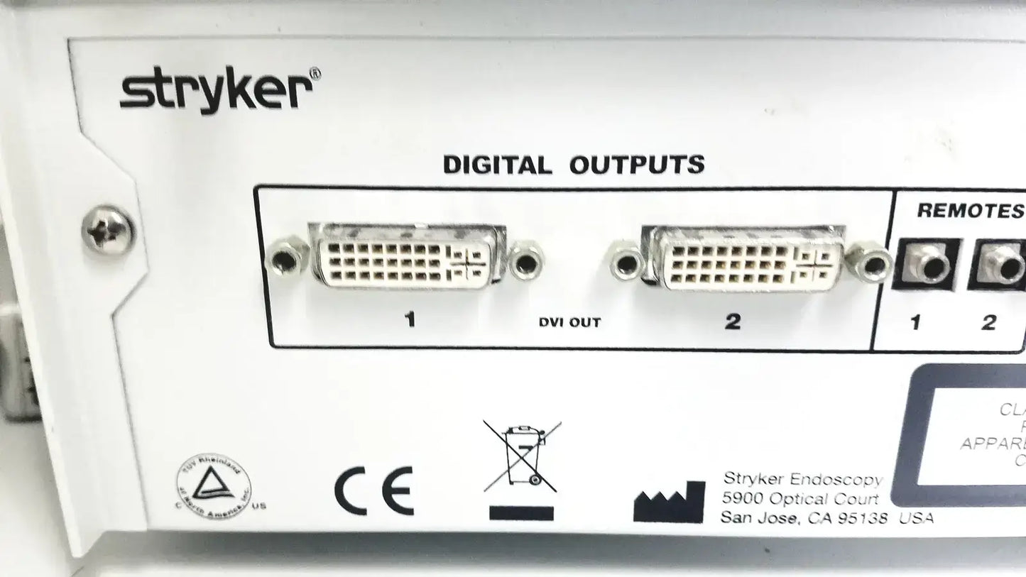 Stryker 21" Visionelect Falt Panel Monitor With High Defination Camera 1188 HD Surgical Video Monitor & Camera, as-is (for parts) product photo 4