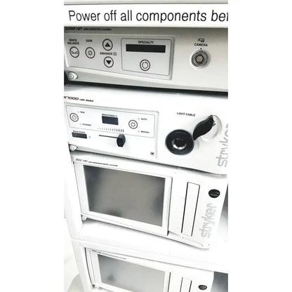 Stryker 21" Visionelect Falt Panel Monitor With High Defination Camera 1188 HD Surgical Video Monitor & Camera, as-is (for parts) product photo 3
