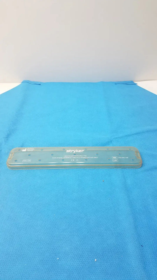 Reuse Medical Stryker 233-032-108 Laparoscope Sterilization Tray Lid – Stainless Steel/Plastic Medical Cables & Cords, second-hand product photo 1