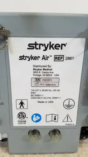 Stryker Air Stryker 2861 Low Air Loss Pump for SPR Plus Support Surface Pump, second-hand product photo 6
