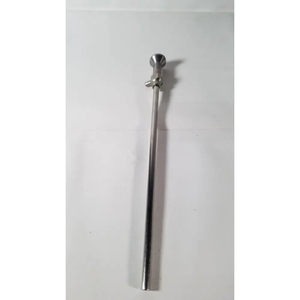 Silver stryker 380-10 10mm 0 degree rigid laparoscope with cylindrical body and flared rounded tip