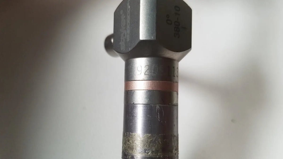 Silver metal torque wrench with engraved markings and copper band for Stryker 380-10 10mm 0 degree rigid laparoscope