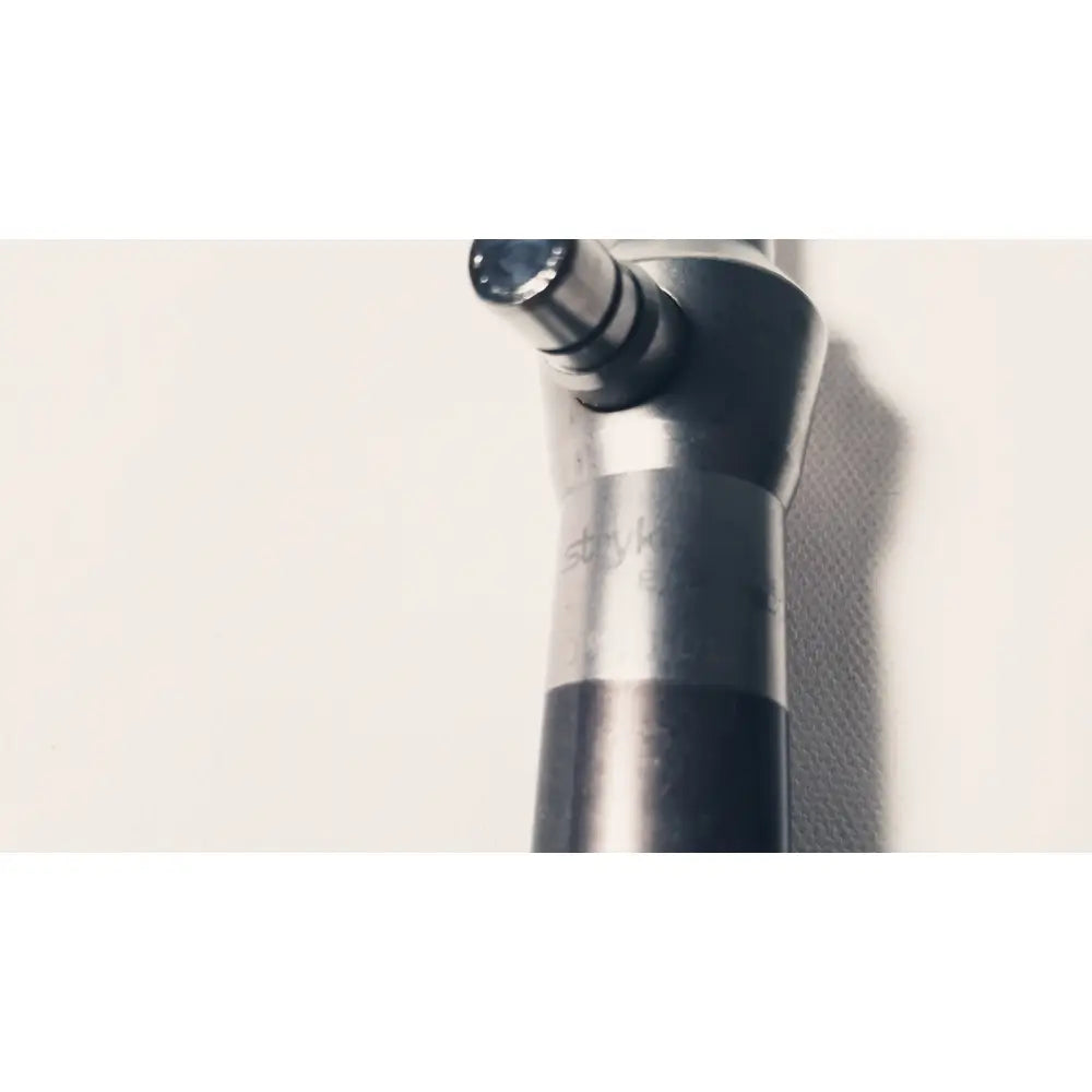 Silver and black torque wrench with polished metallic finish designed for reuse medical applications in stryker 380-11 laparoscope