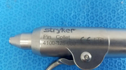 Stryker 4100-125-000 Adjustable Pin Collet Surgical Handpiece Accessory, second-hand product photo 6