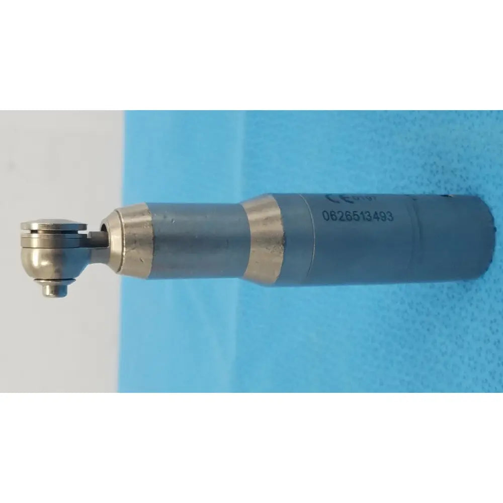 Gray cylindrical stryker 4100-400 sagittal saw attachment with metallic joints and ce marking for reuse medical orthopedic saws