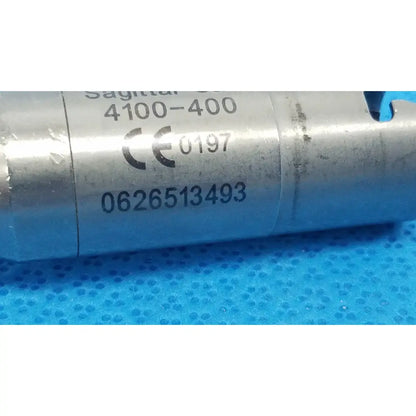 Silver metallic stryker 4100-400 sagittal saw attachment with ce mark for reuse medical orthopedic saws