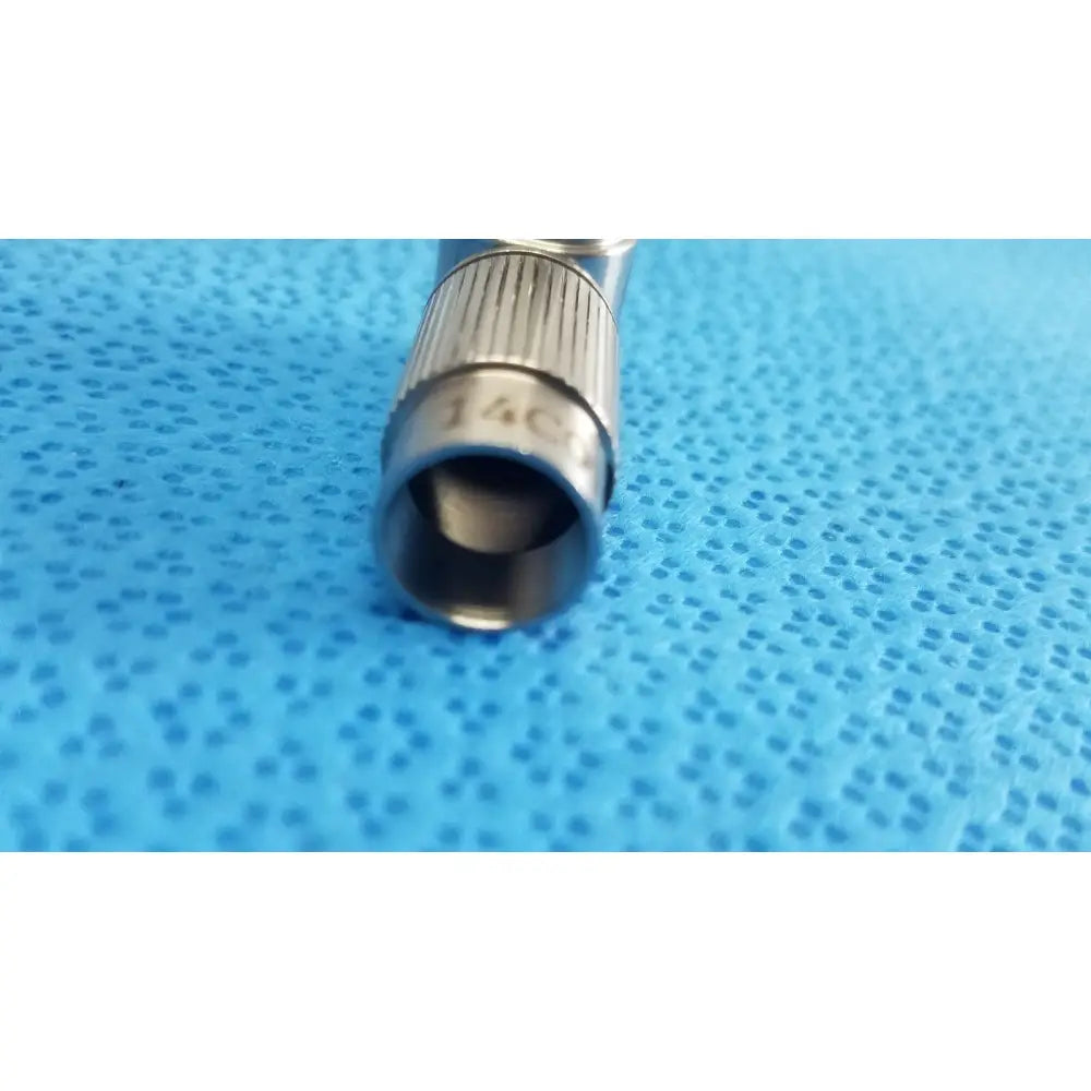 Silver 14k gold-plated ribbed connector engraved 14c for stryker ideal eyes 10mm autoclavable endoscope