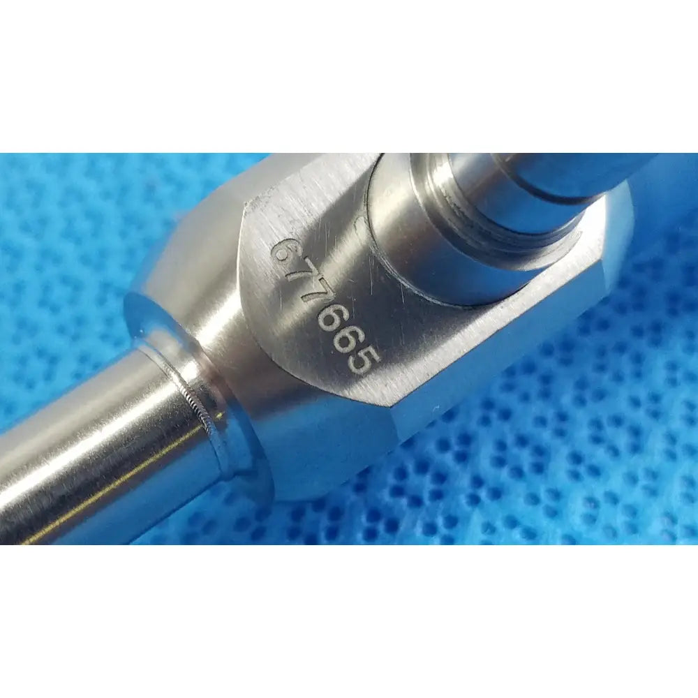 Stainless steel ideal eyes 10mm surgical instrument with engraved serial number 97665 for medical use