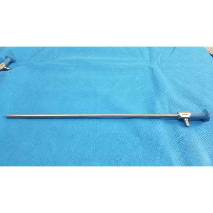 Silver surgical endoscope with blue ergonomic handle and metallic joints ideal eyes 10mm autoclavable model