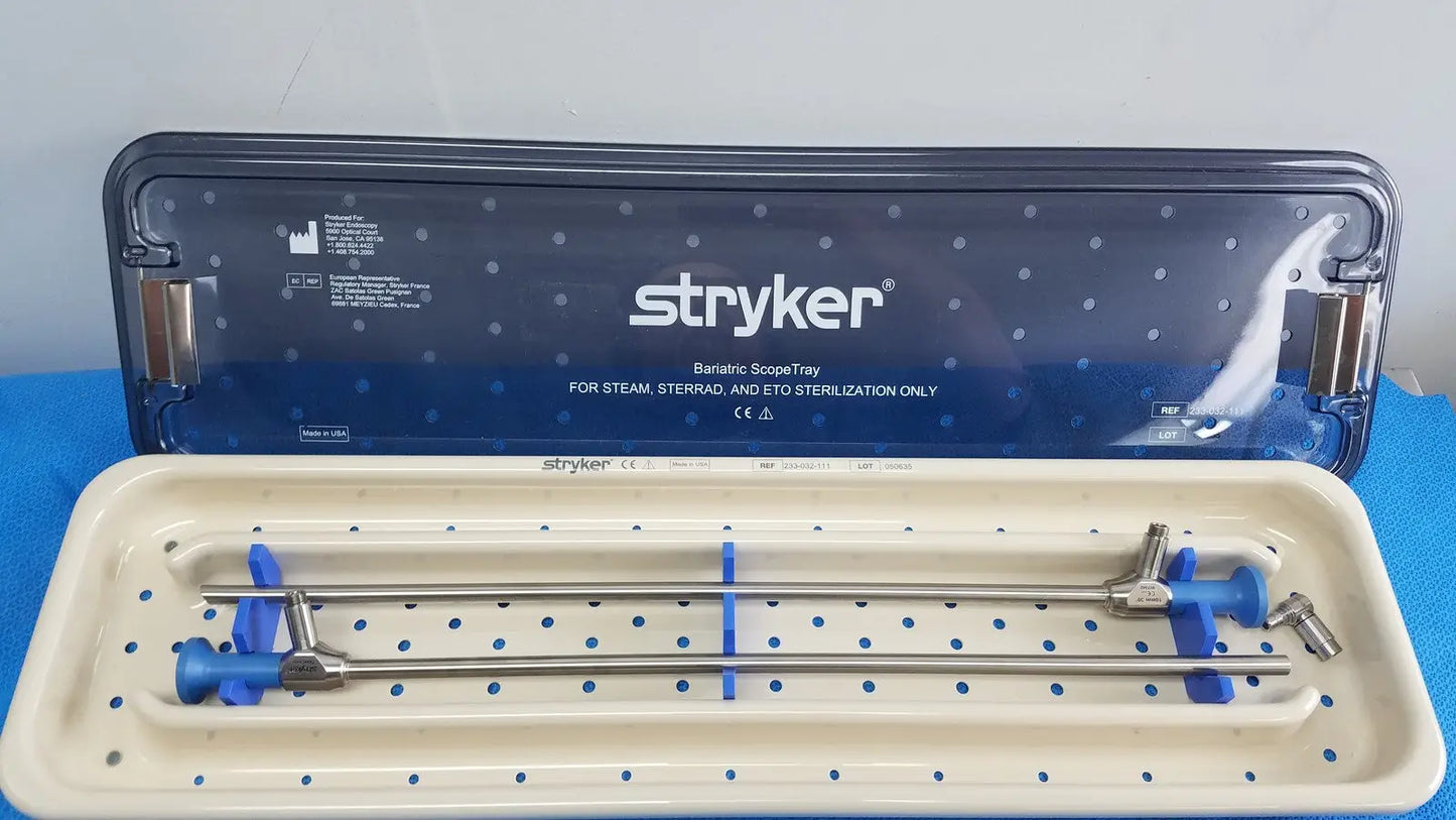 Reuse Medical Stryker 502-210-010 Ideal Eyes 10mm 30°/10mm 0° Autoclavable with Trey Other Medical & Lab Equipment, second-hand product photo 1