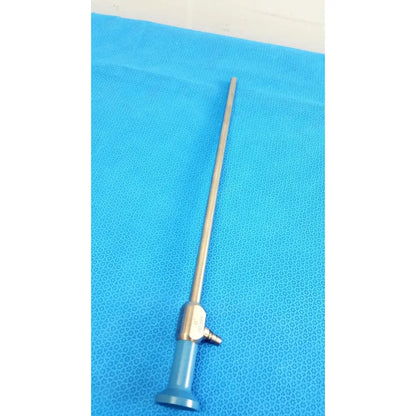 Stryker 502-457-010 silver autoclavable endoscope with blue handle 10mm 0° autoclavable reuse medical tool