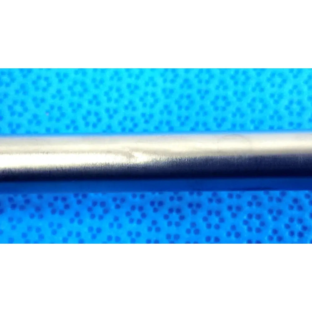 A sleek metallic silver cylindrical 10mm 0° autoclavable endoscope rod designed for reuse medical applications
