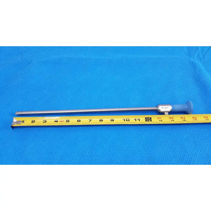 Silver stryker 10mm 0° autoclavable endoscope with blue handle and engraved brand name for reuse medical applications