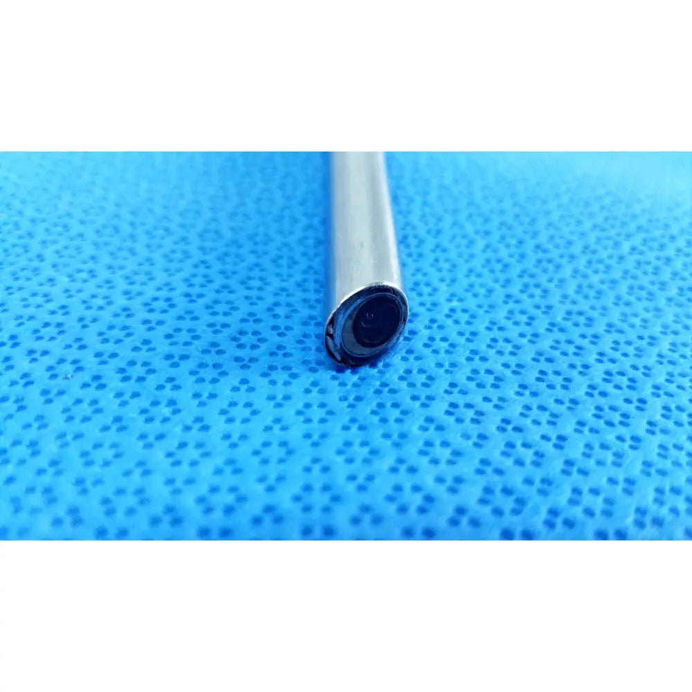 Silver cylindrical stryker 502-457-030 10mm 30° autoclavable endoscope with black lens for reuse medical applications