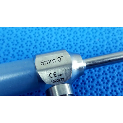 Silver ideal eyes 5mm surgical instrument with blue handle engraved 5mm 0° and ce marking for medical use