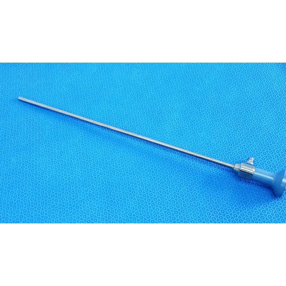 Silver surgical ideal eyes 5mm 0 degree autoclavable endoscope with gray handle and metallic joint by stryker