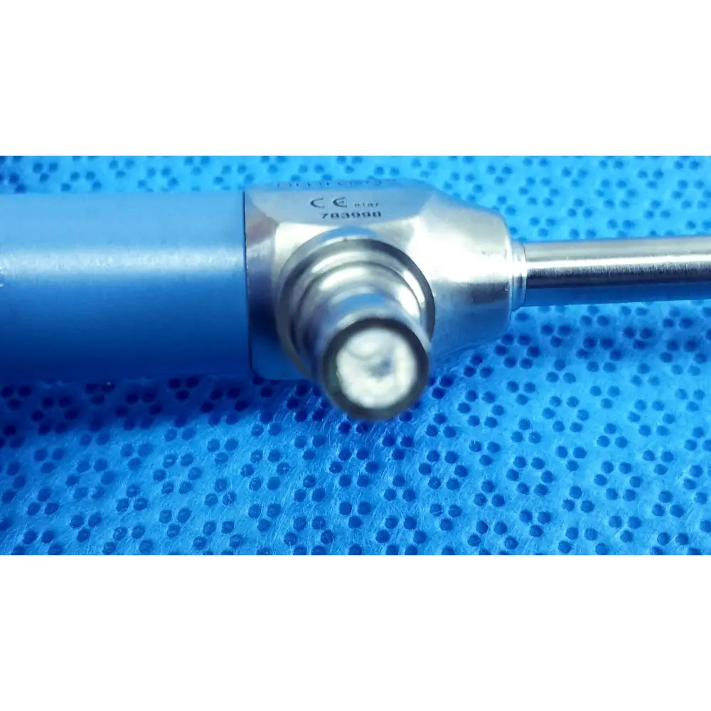 Blue and silver autoclavable ideal eyes 5mm endoscope with metallic tip for precise surgical visualization