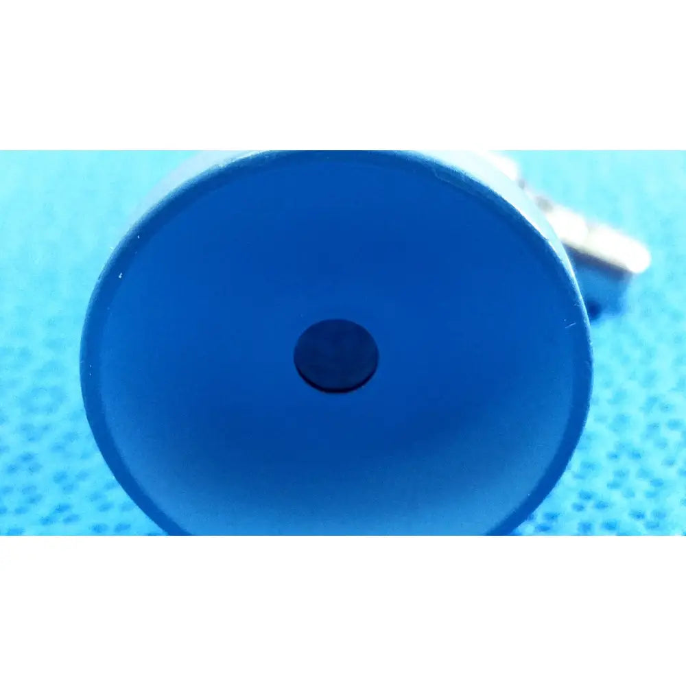 Blue cylindrical autoclavable endoscope with dark circular indentation ideal eyes 5mm by stryker