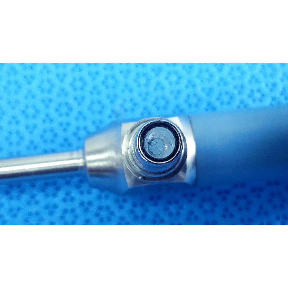 Blue-handled soldering iron with metallic tip and hexagonal collar for stryker ideal eyes 5mm autoclavable endoscope use