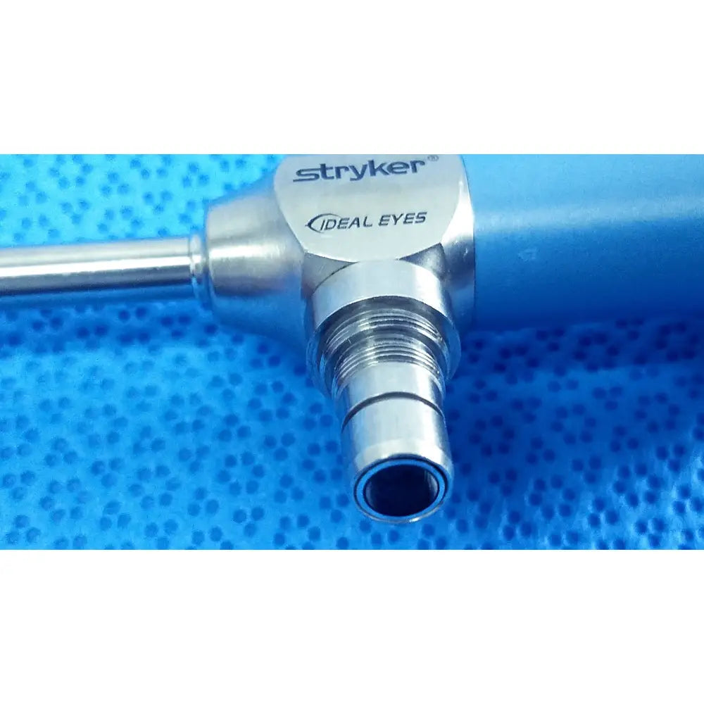 Stryker 502-539-010 ideal eyes 5mm 0° endoscope with polished metallic finish and threaded autoclavable connection