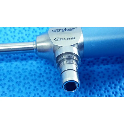 Stryker 502-539-010 ideal eyes 5mm 0° endoscope with polished metallic finish and threaded autoclavable connection