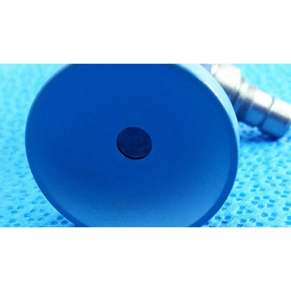 Blue circular ideal eyes 5mm autoclavable endoscope with matte finish and small dark central hole by stryker