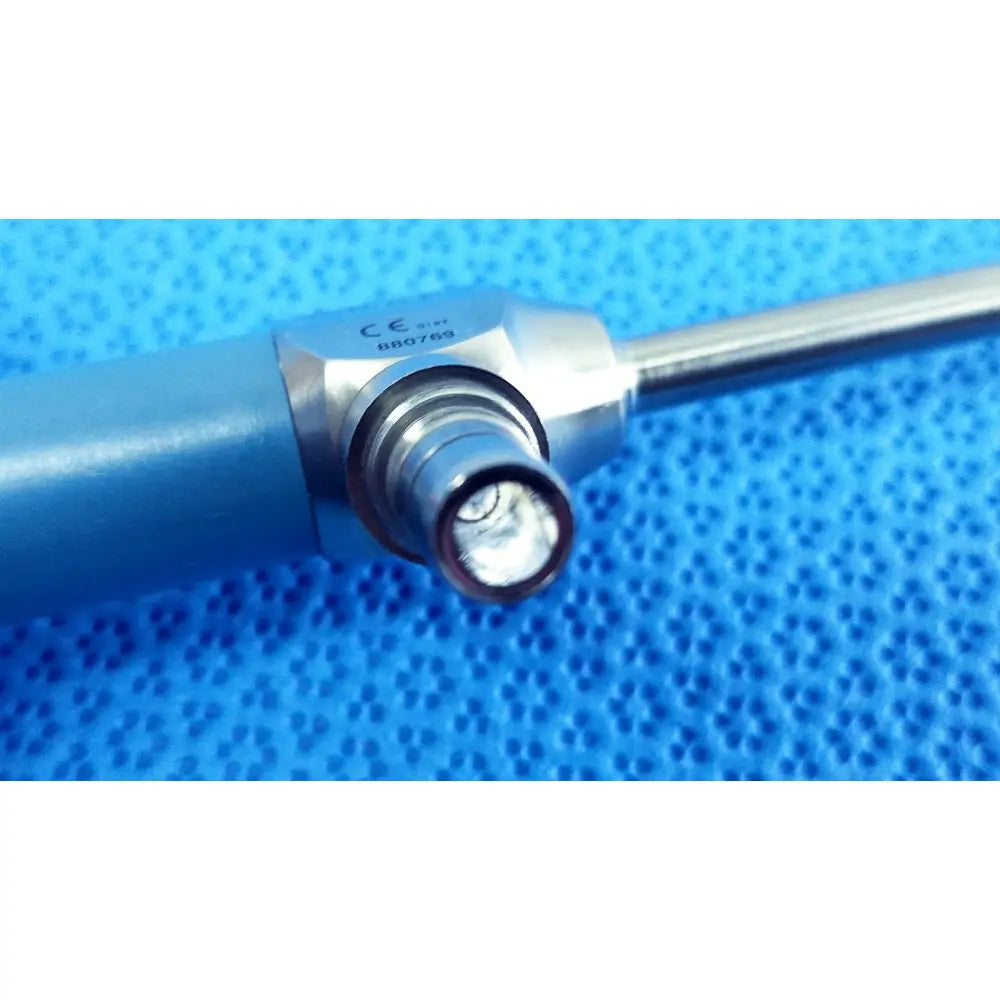 Blue and silver metallic tip ideal eyes 5mm autoclavable endoscope with cylindrical handle by Stryker