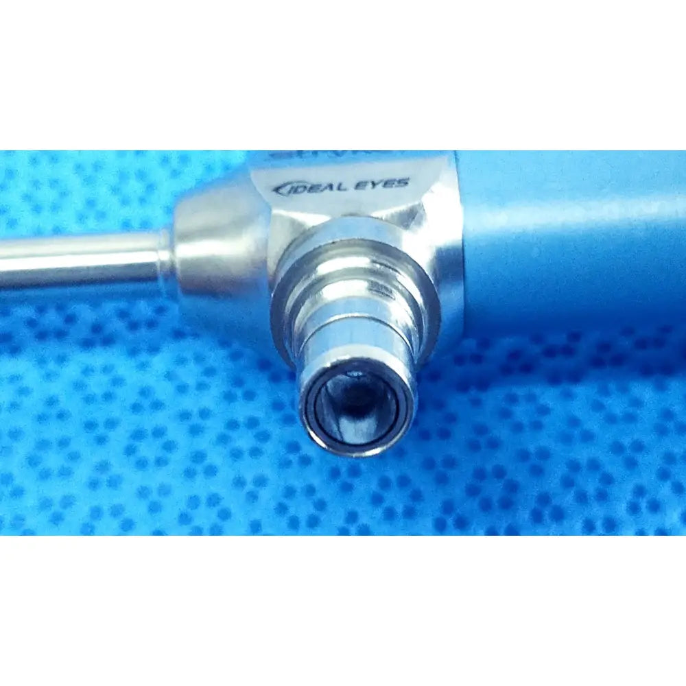 Blue and silver autoclavable stryker ideal eyes 5mm surgical endoscope model 502-539-010 with 0 degree lens